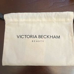 NWOT Victoria Beckham cosmetic cotton sack bag!